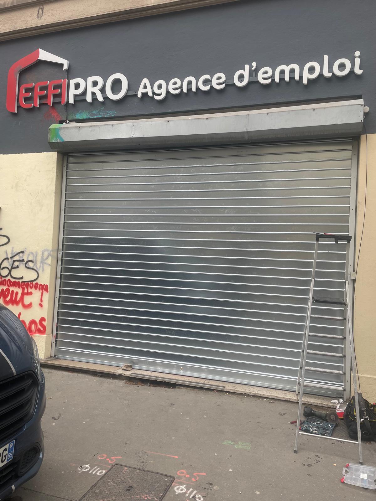 Intervention rideau métallique Lyon
