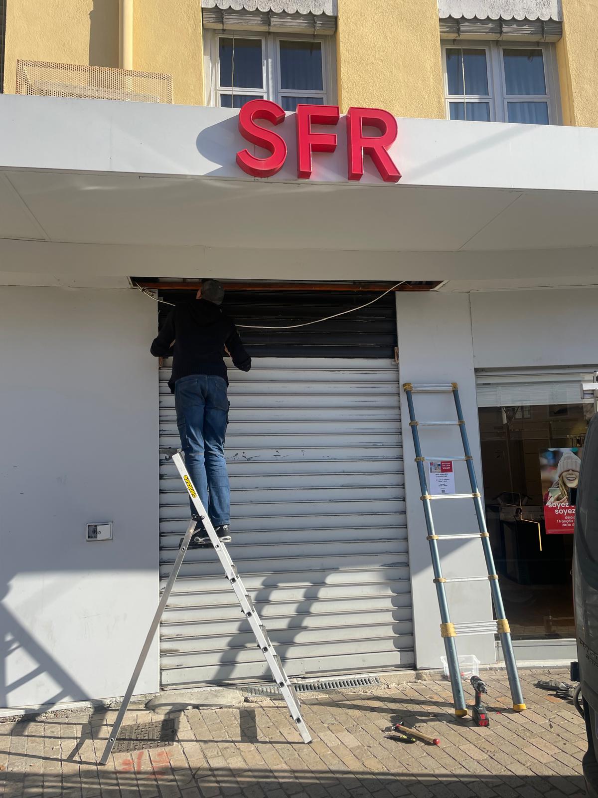 Intervention rideau métallique Lyon